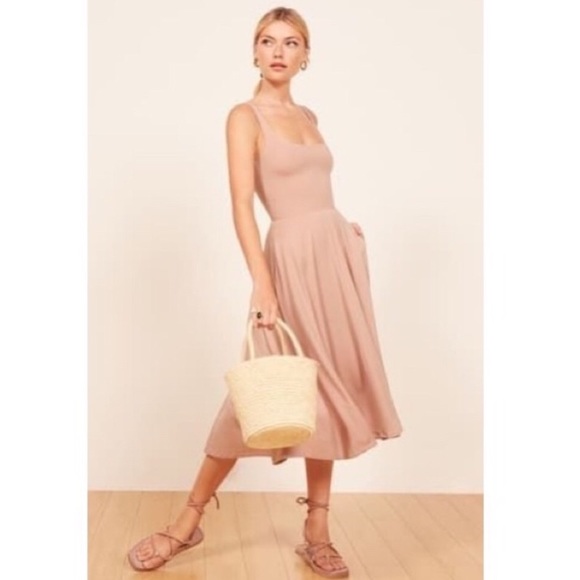 Reformation Dresses & Skirts - NWT Reformation Rou Midi Dress Blush S